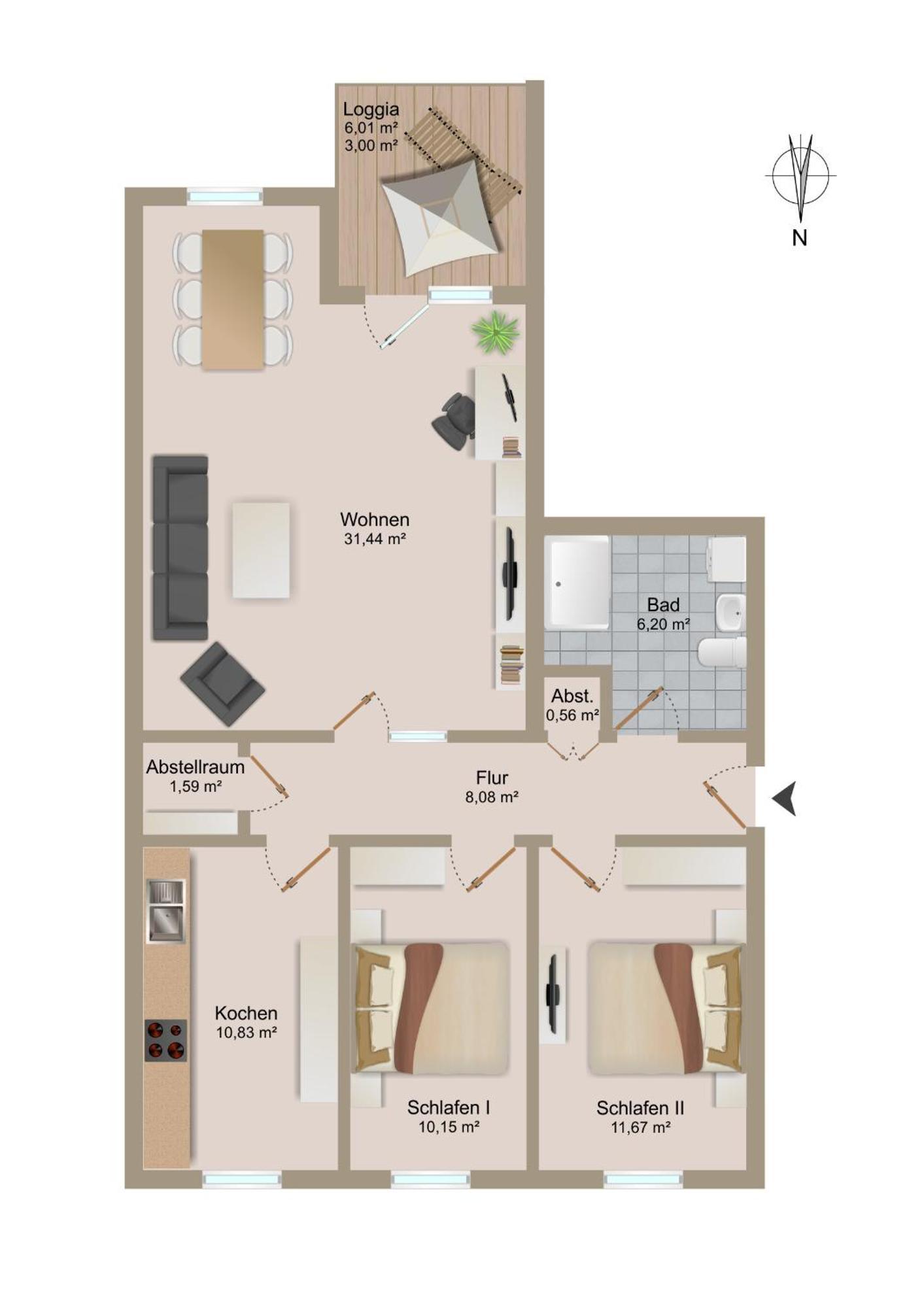 Strand-Apartment, Strandkorb, Meeresrauschen, Parkplatz Wilhelmshaven Exterior photo
